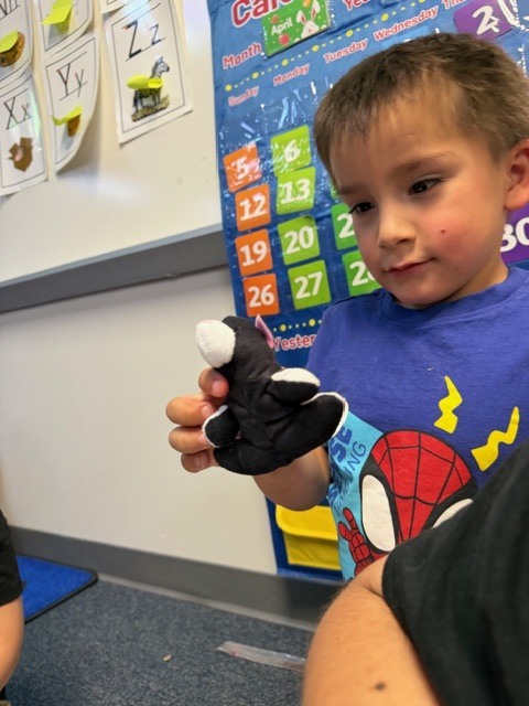 Pics of preschool class "adopting" a pet