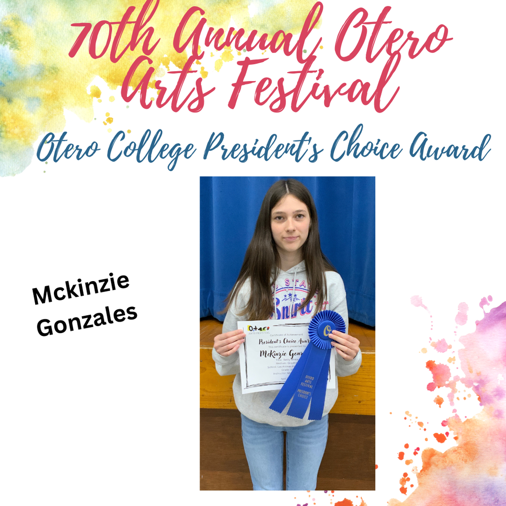 Otero Art Festival winner pictures from the jh/hs