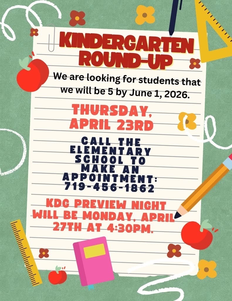 Kindergarten round up flyer