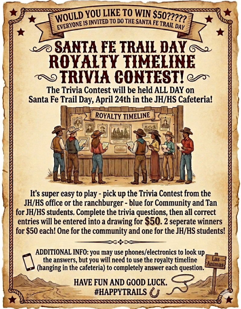 SFTD trivia contest flyer