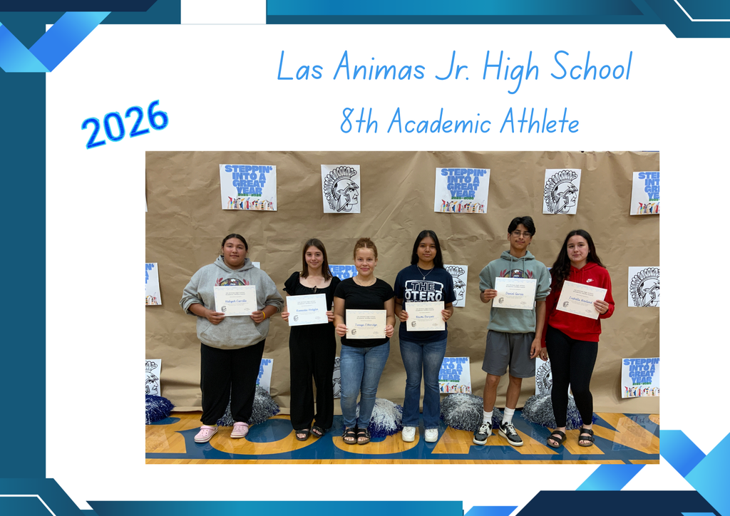 Las Animas Jr. High End of Year Awards: 