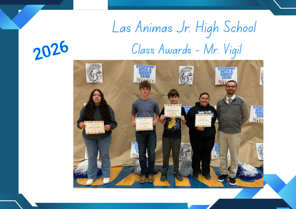 Las Animas Jr. High End of Year Awards: 