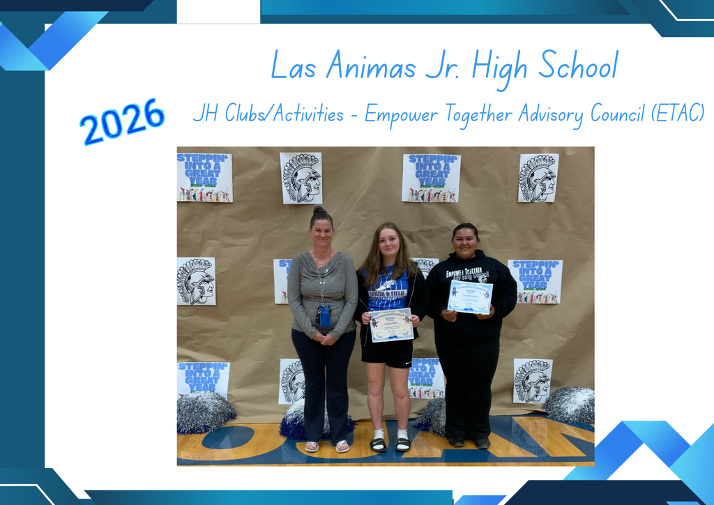Las Animas Jr. High End of Year Awards: 
