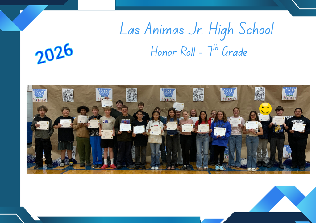 Las Animas Jr. High End of Year Awards: 
