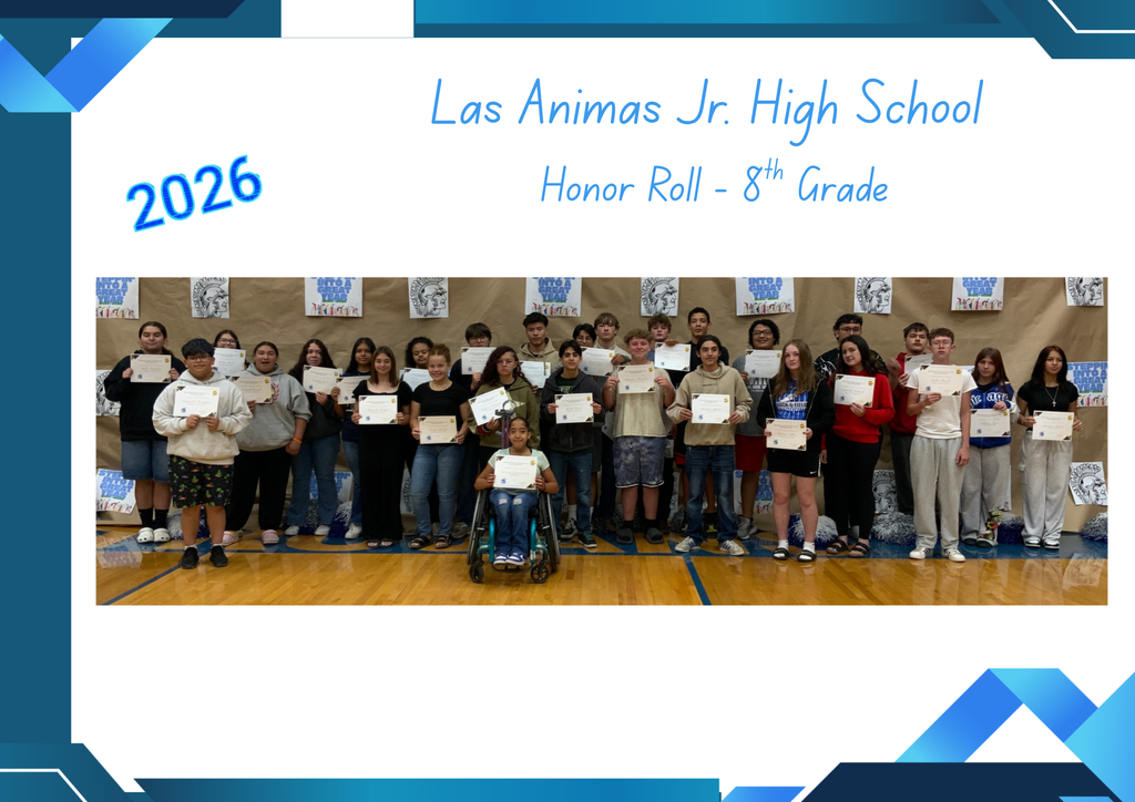 Las Animas Jr. High End of Year Awards: 