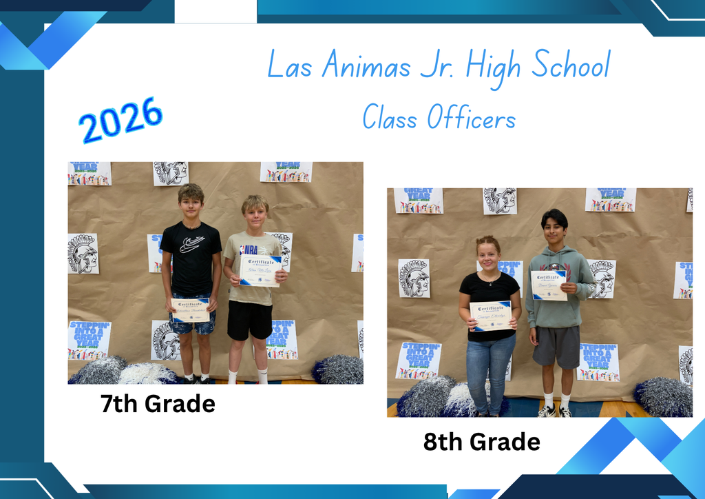 Las Animas Jr. High End of Year Awards: 
