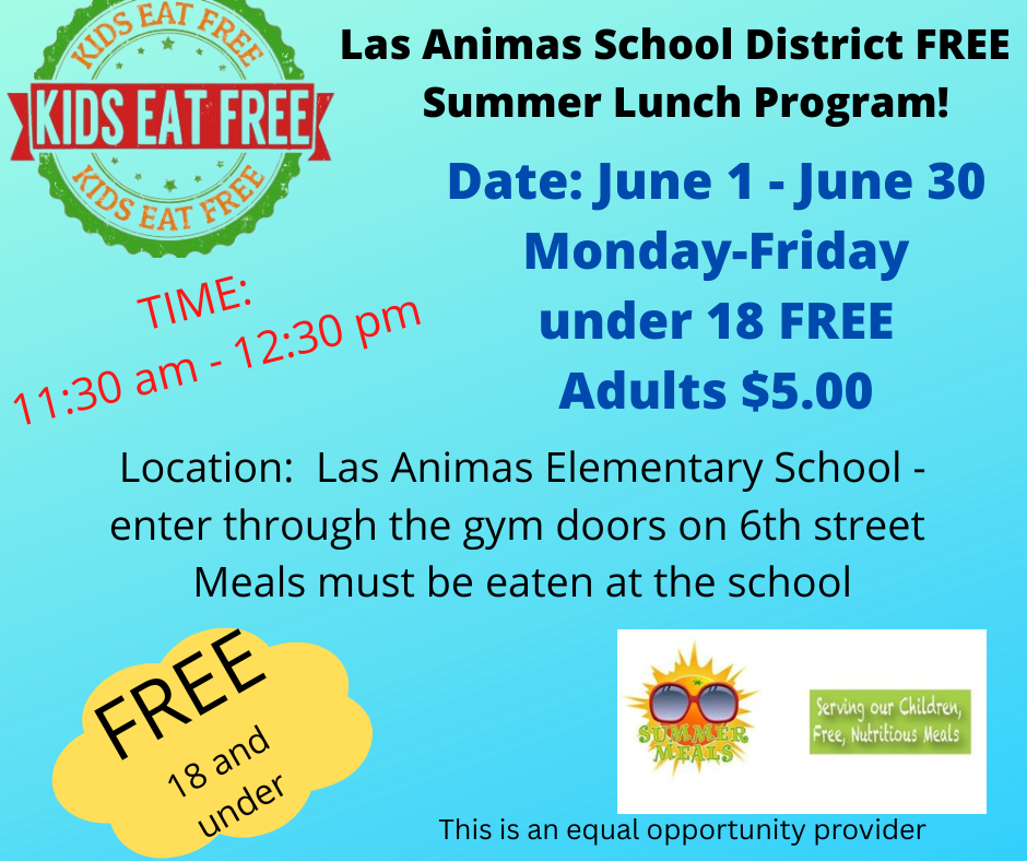 FREE summer lunch flyer 