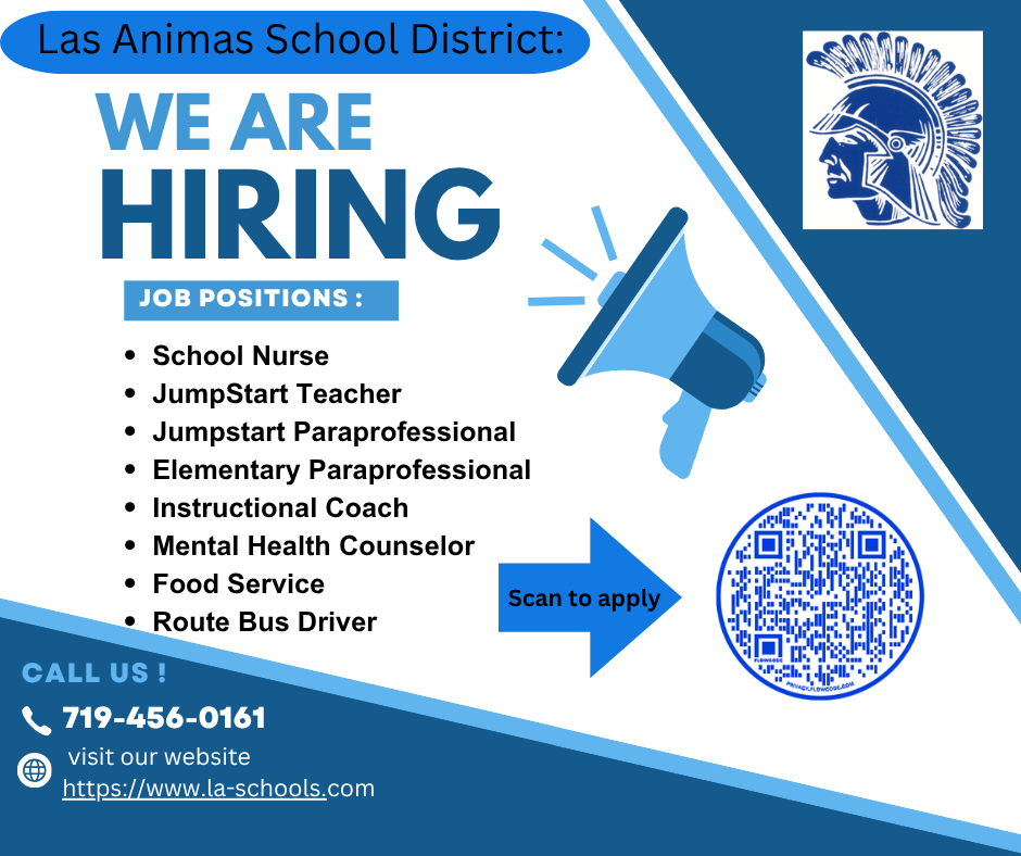 Flyer with Job openings for LASD 