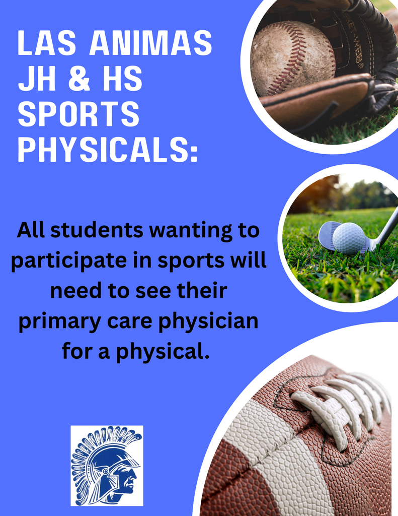 Reminder flyer for athletes to get their sports physicals 