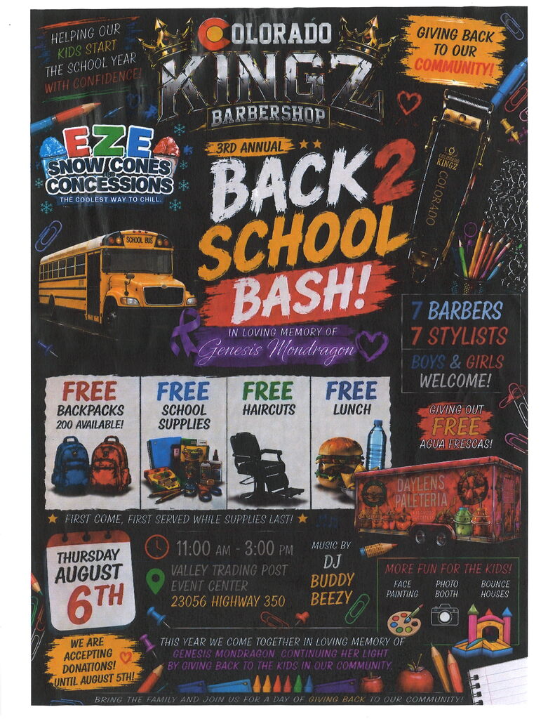 back to school flyer for free school supplies