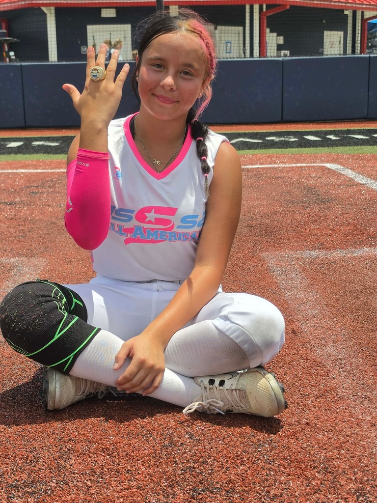 Picture of softball player