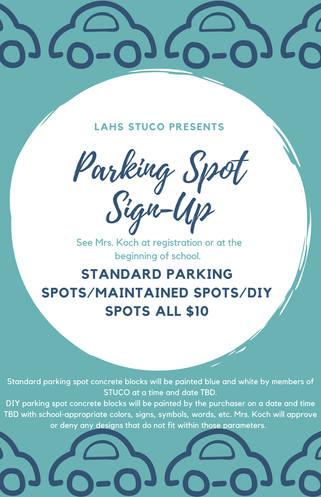 STUCO parkiing spot flyer