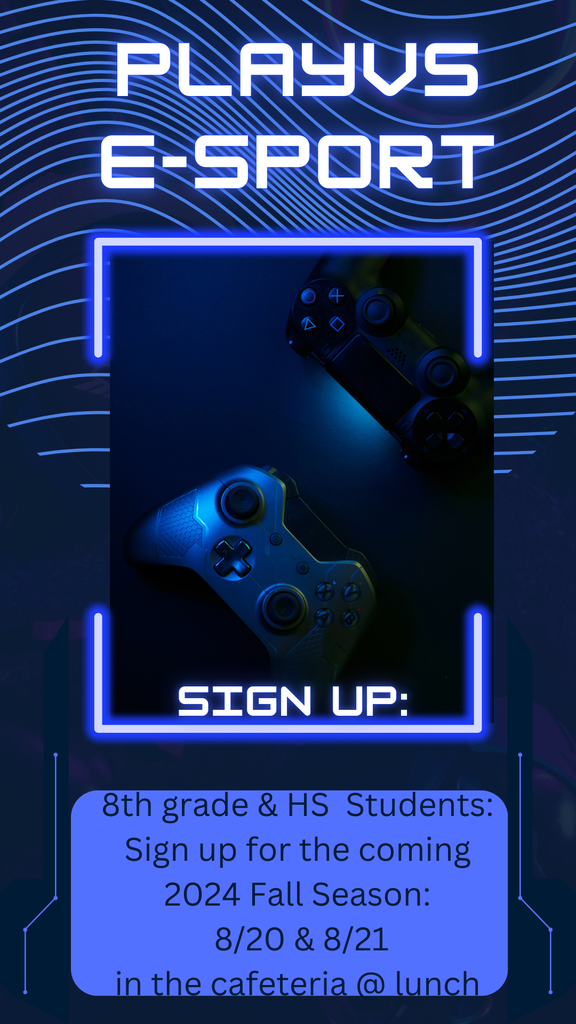 Fall ESport sign up