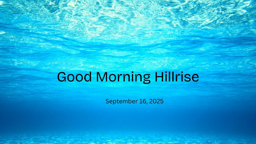 Announcements September 16, 2025