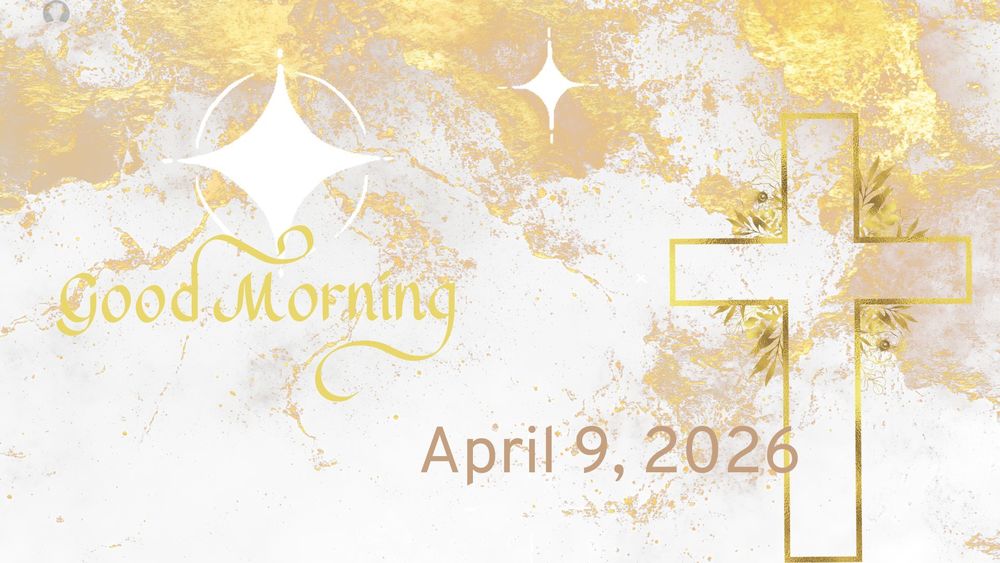 Announcements April9, 2026