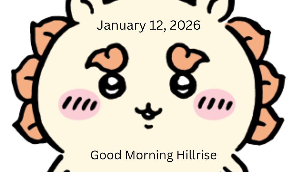 Announcements January 12, 2026