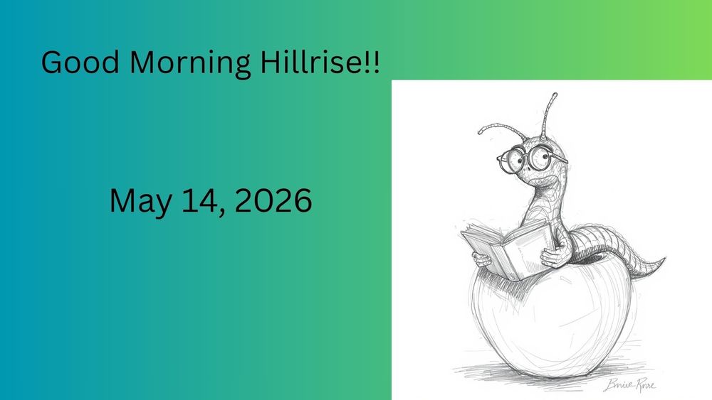 Announcements May 14, 2026