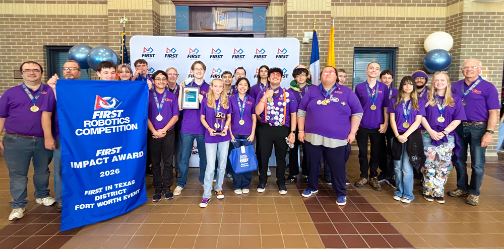 photo of robotics students