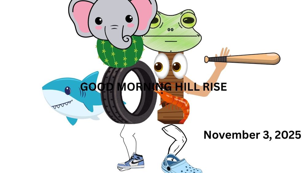 Announcements November 3, 2025