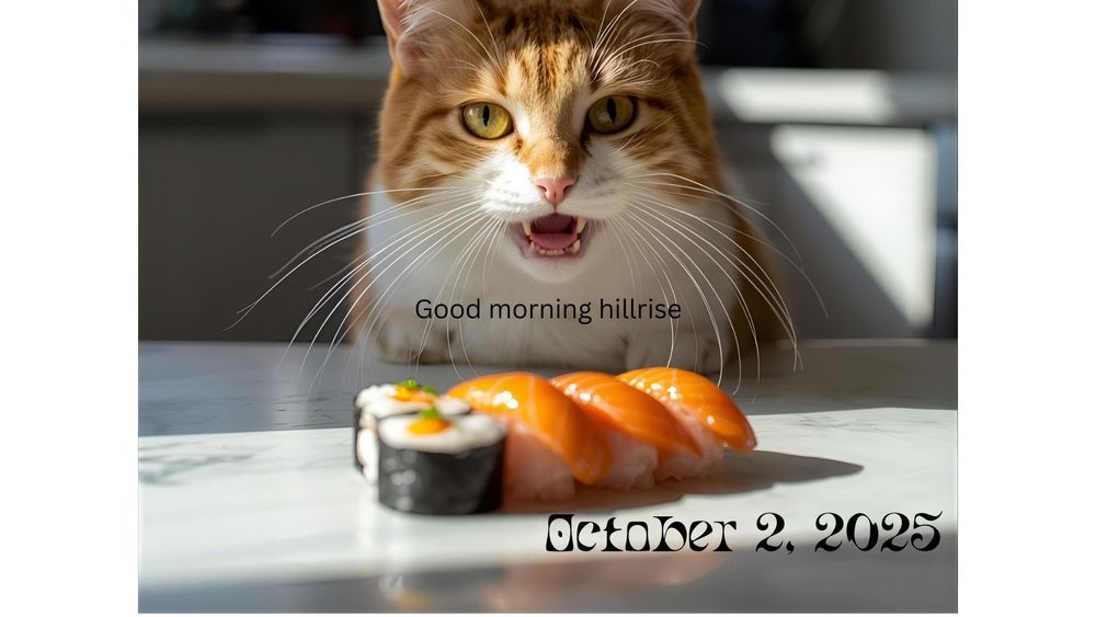 Announcements October 2, 2025