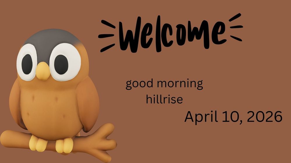 Announcements April 10, 2026