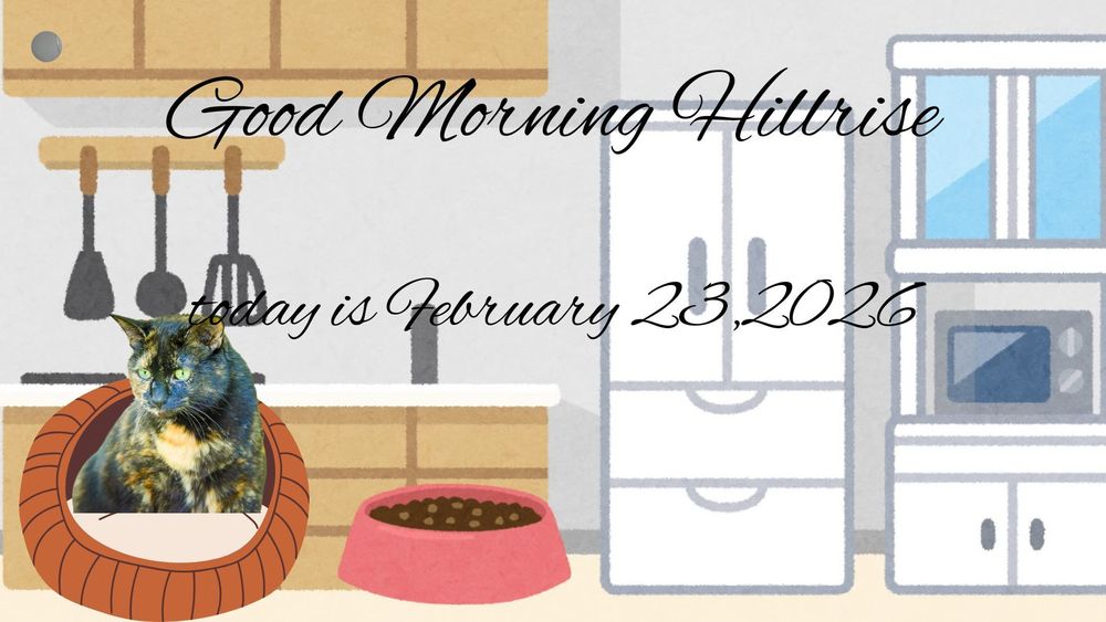 Announcements February 23, 2026