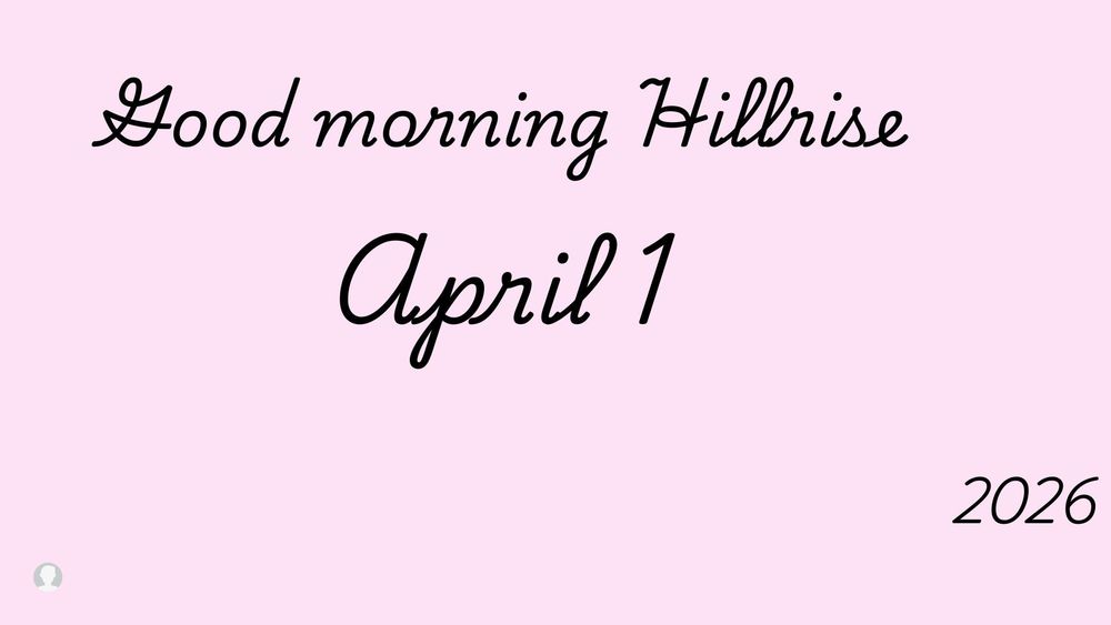 Announcements April 1, 2026