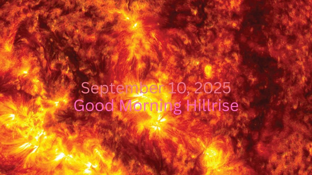 Announcements September 10, 2025