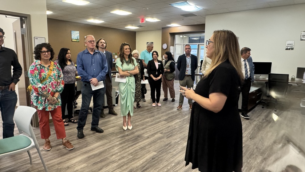 photo of a room full of people