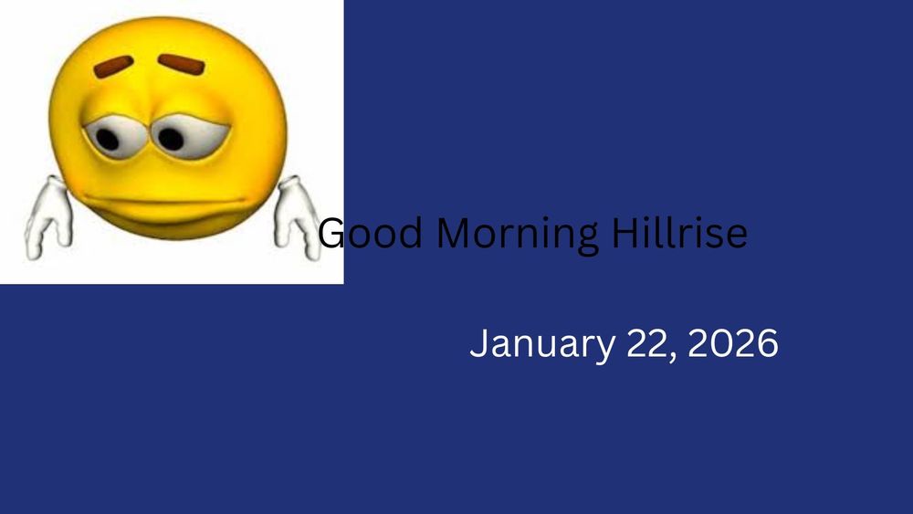 Announcements January 22, 2026