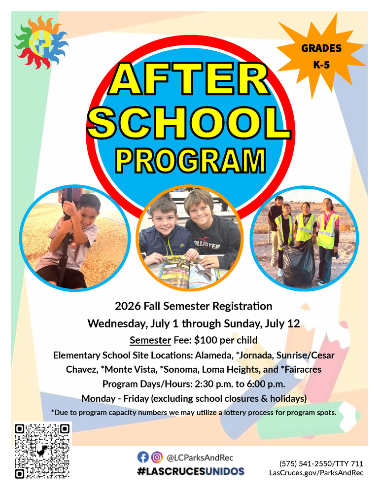 City of Las Cruces After-School Program Registration