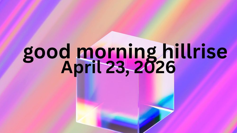Announcements April 23, 2026