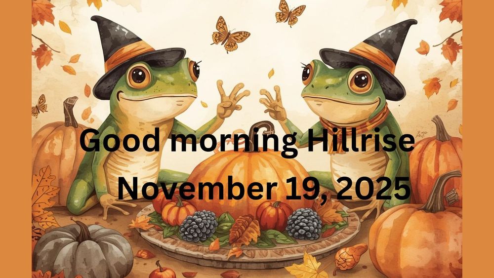 Announcements November 19, 2025