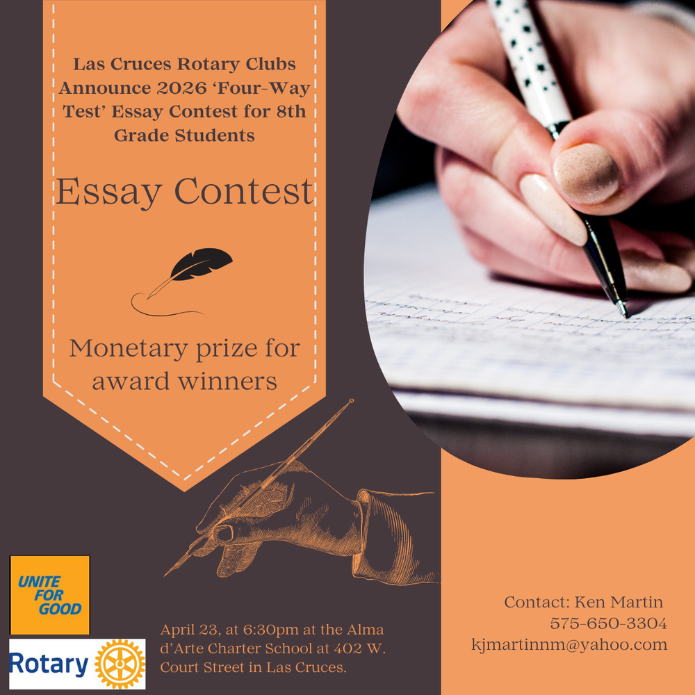 Rotary’s 2026 Four Way Test Essay Competition: Win Cash Prizes