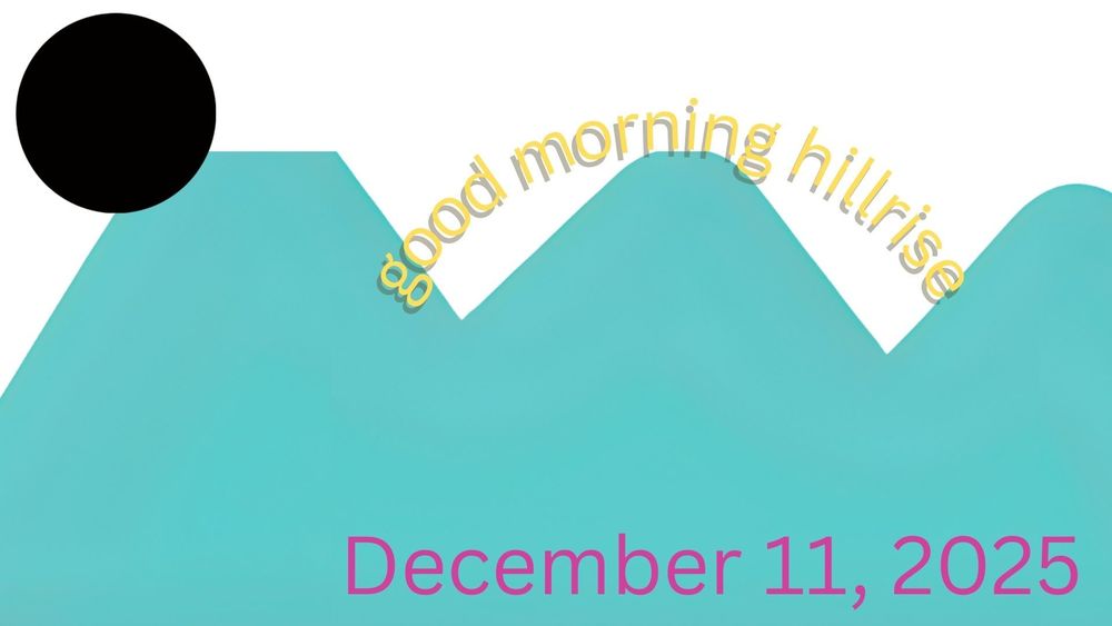 Announcements December 11, 2025