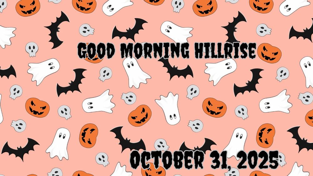 Announcements October 31, 2025