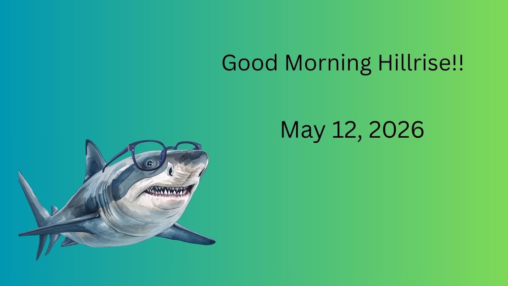 Announcements May 12, 2026