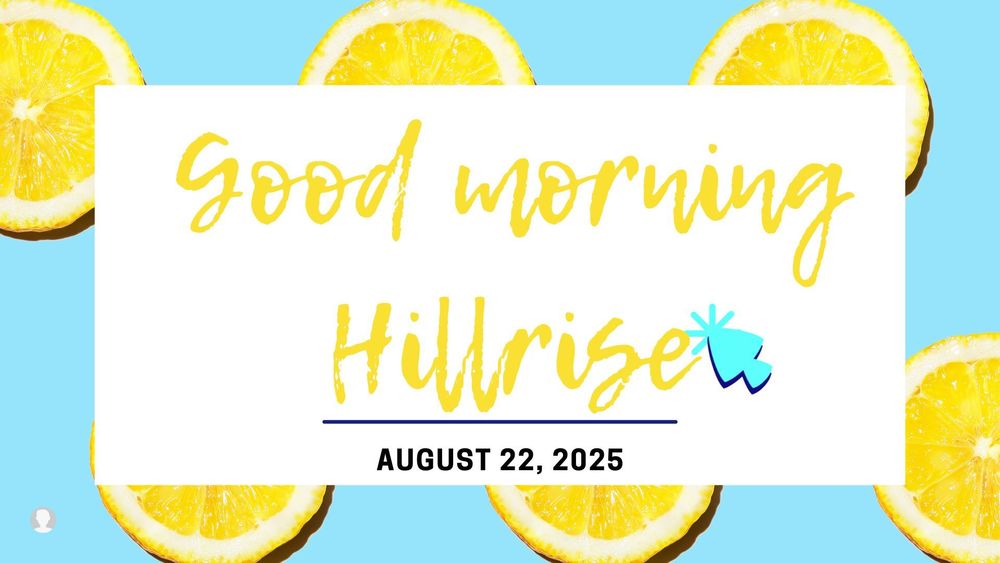 Announcements August 22, 2025