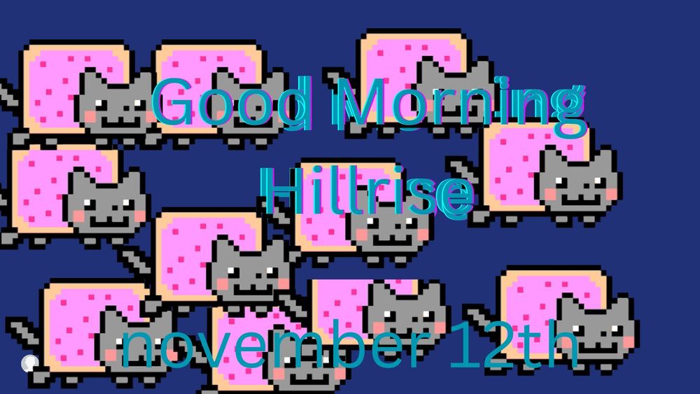 Announcements November 12, 2025