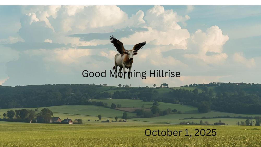 Announcements October 1, 2025