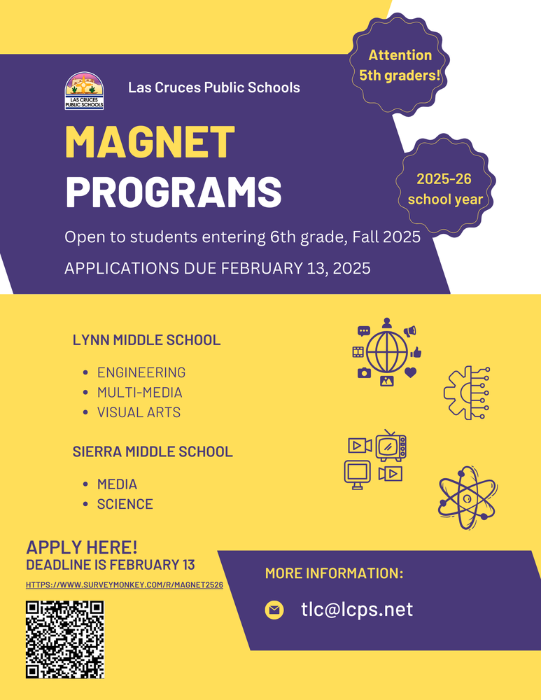 Applications Now Open for LCPS Middle School Magnet Program 2025-2026