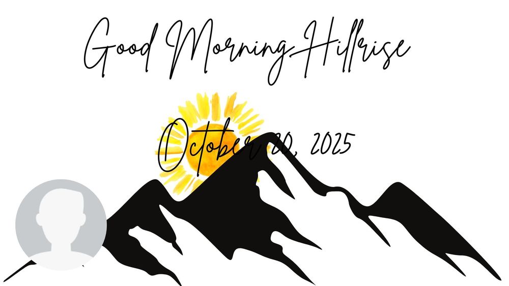 Announcements October 20, 2025