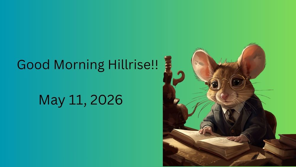 Announcements May 11, 2026