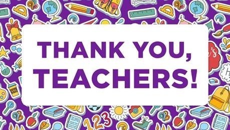 Thank you, teachers