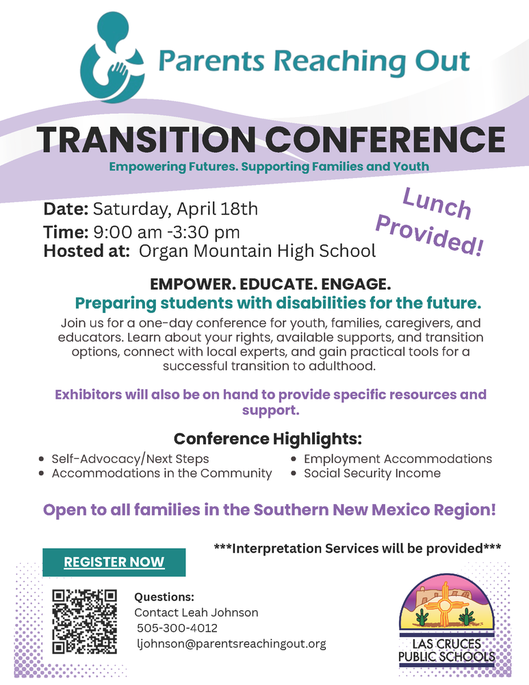 Transition Conference: Guidance, Resources, and Support for Youth with Unique Abilities
