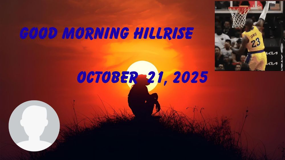 Announcements October 21, 2025