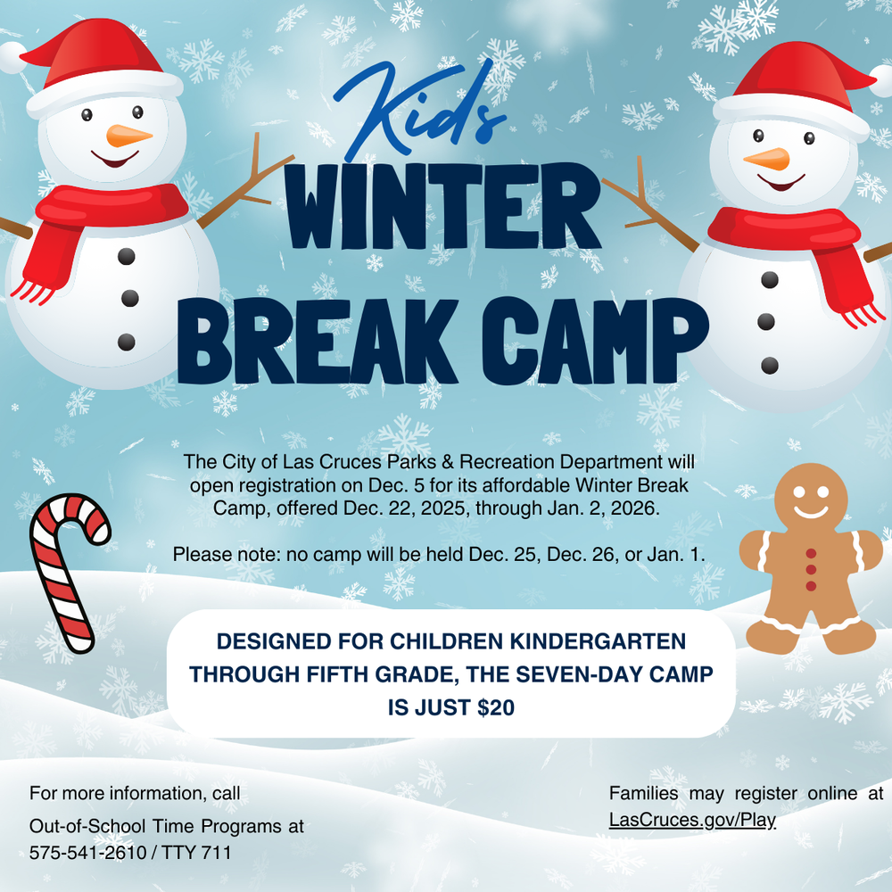 Registration Opens for Winter Break Camp