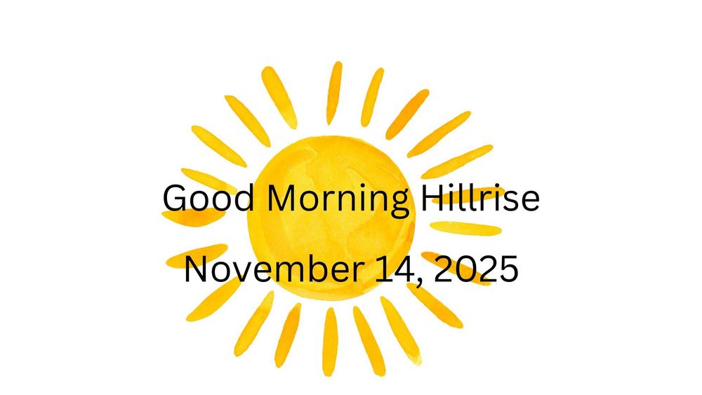 Announcements November 14, 2025