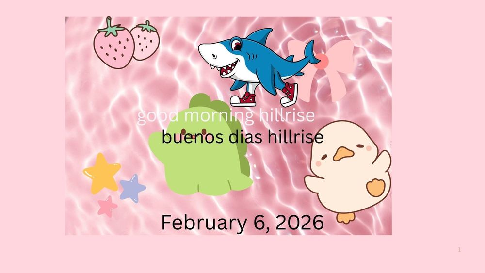 Announcements February 6, 2026