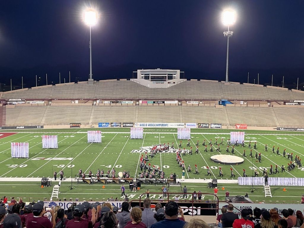Congratulations to Las Cruces Public Schools 4th place OMHS, 5th place CHS, 9th place LCHS, and all finalist bands at the Bands of America New Mexico Regional! #Thrive575 @lcps.activities @lcps.athletics Finals Results 75.55 – Fossil Ridge HS 73.70 – Loveland HS 71.90 – Eastlake HS 69.90 – Royal Knight Regiment - Organ Mountain 69.55 – Centennial High School Band 69.40 – Pecos HS 68.45 – Andress HS 67.90 – Volcano Vista HS 66.20 – Las Cruces High School Band 65.60 – Del Valle HS 64.30 – Bel Air HS 63.10 – Americas HS Outstanding Music Performance – Fossil Ridge HS Outstanding Visual Performance – Fossil Ridge HS Outstanding General Effect – Fossil Ridge HS